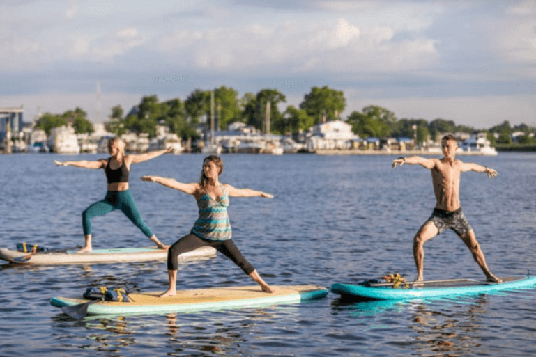 SUP yoga in Maryland