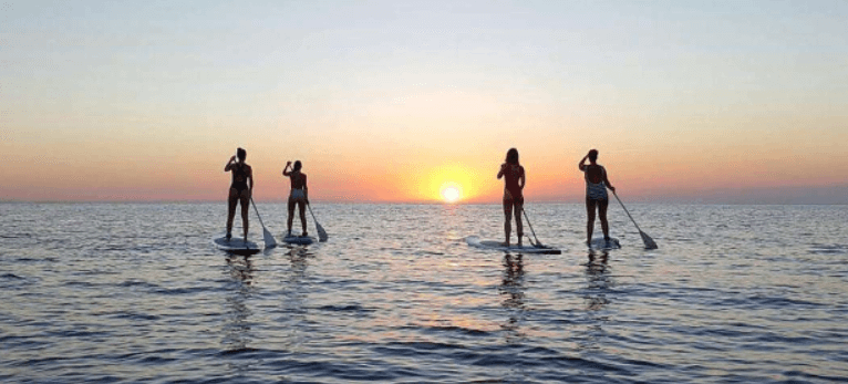 SUP yoga and fitness in San Diego